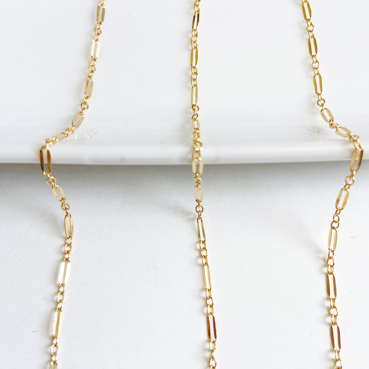 Dapped Chain (Sterling Silver or Gold Filled) – Champagne on a Wednesday